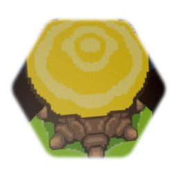 Zelda Gold 8 Bit Tree