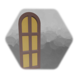 3 block window (arch + 2 squares) - double sided options.