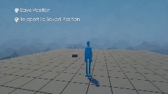 Save A Position/Orientation in a Scene tutorial