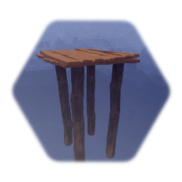 Tall Wooden Platform
