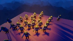 Shrek and Ricardo dancing