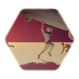 Comic Book Male Superhero Body Template