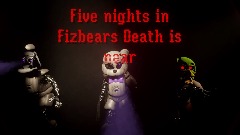 Five nights in Fizbears Death is near menu
