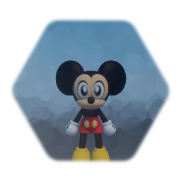 Mickey mouse platformer puppet