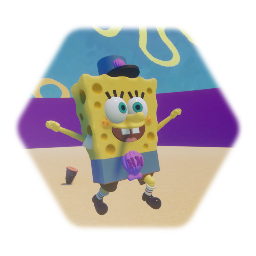 Spongebob with Hall Monitor Uniform