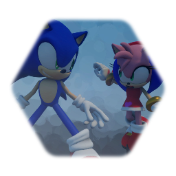 Sonic and Amy hedgehog's