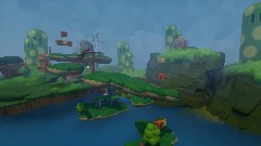 Super Mario Dream level 1-1   Le village perché.