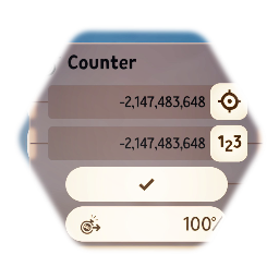 Counter with an extremely negative count