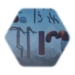 Divided pipes (not original)