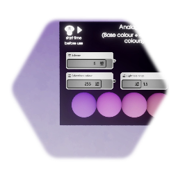 Colour theory palette creator