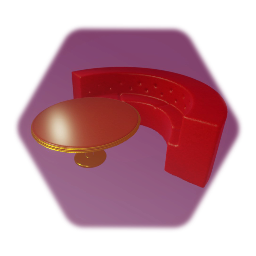 Round table booth