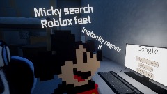 Micky mouse searches Roblox feet instantly regrets it