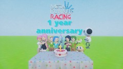 Meta runner racing 1 year anniversary poster