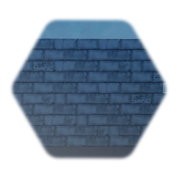 Concrete brick wall segment