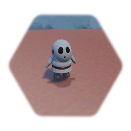 White Shy guy
