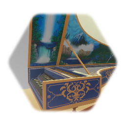 Blue Harpsichord