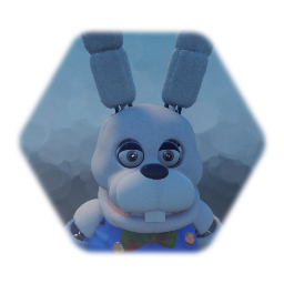 Whitey the white rabbit