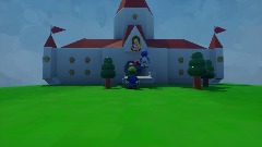 Luigi and Mario and Smg4 find  peach castle