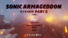 Sonic Armageddon (D.T.R Saga Part 5) Title Screen