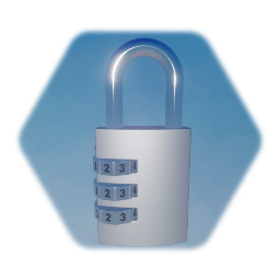 Combination Pad Lock - (Touch Version)