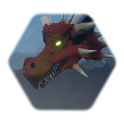 Dragon head #1 Coloured