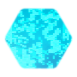 Blue pixel sky