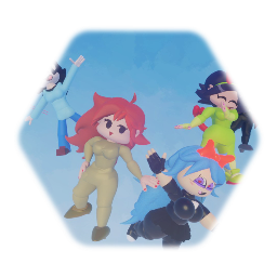 Girlfriend and friends: light! camera! action! character pack 1