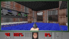 DOOM 1993 E1M1 MAP