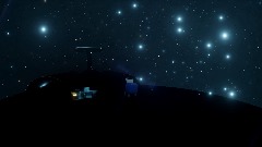 Spaceship in deep space (with an epic imp bed)