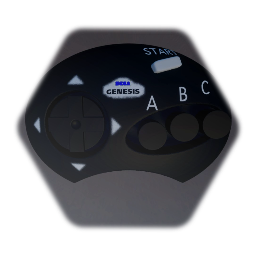 Sega Genesis Model 1 Gamepad