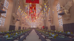 Great Hall Gryffindor Win Quidditch Cup