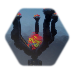 Fiery Candelabra (Animated)