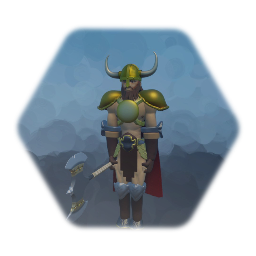 Skinny Viking Enemy (Gold Lord)