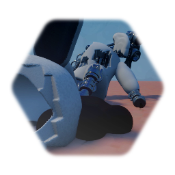 Witherd white rabbit