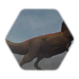 The Isle Tyrannosaurus Rex Thrasher skin.