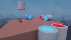 Salle de test des portails de téléportation