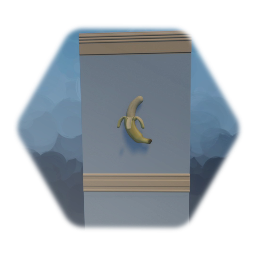 Banana on a wall