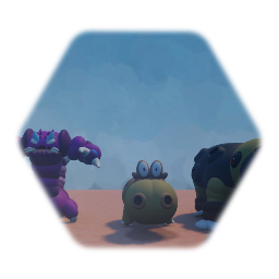 Pokémon - Skorupi / Drapion / Hippopotas / Hippowdon