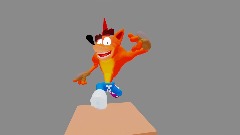 Crash bandicoot, run animation test