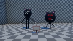 Lenny cat and weed cat