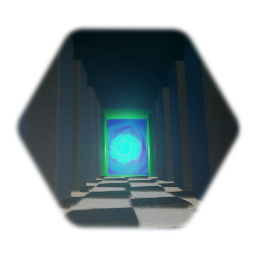 The Wario Apparition hallway