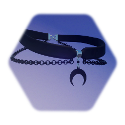 Lunar Charm Choker Necklace