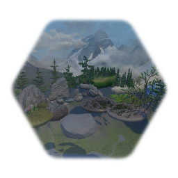 IansaneArtist Mountain Scene Asset Collection