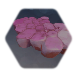 Small Pink Cobblestone Floor