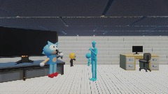 Sonic plush in Friday night funkin | plushed