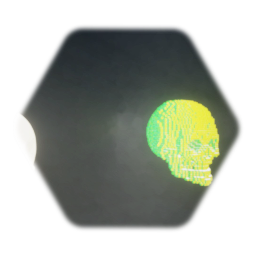 Skull voxel effect