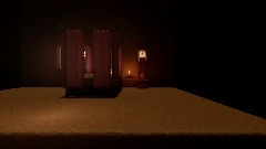 Scrooge set Christmas ghosts