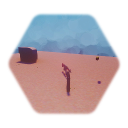 動くGlock17とAK47