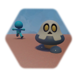 Bone goomba enemy