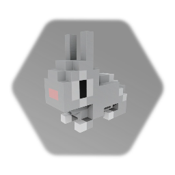 Terraria - Silver Bunny Voxel